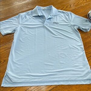 Peter Millar Summer Comfort polo golf shirt. RSM Classic logo.  Size Large.